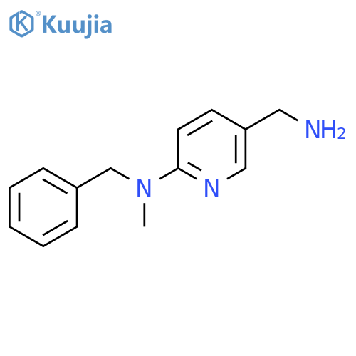 5-(Aminomethyl)-N-benzyl-N-methylpyridin-2-amine structure