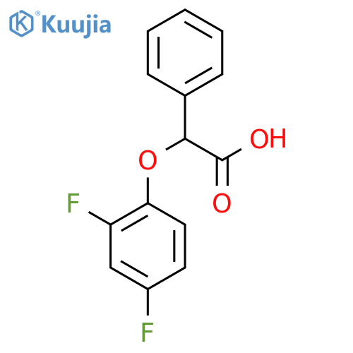 2-(2,4-Difluorophenoxy)-2-phenylacetic acid structure
