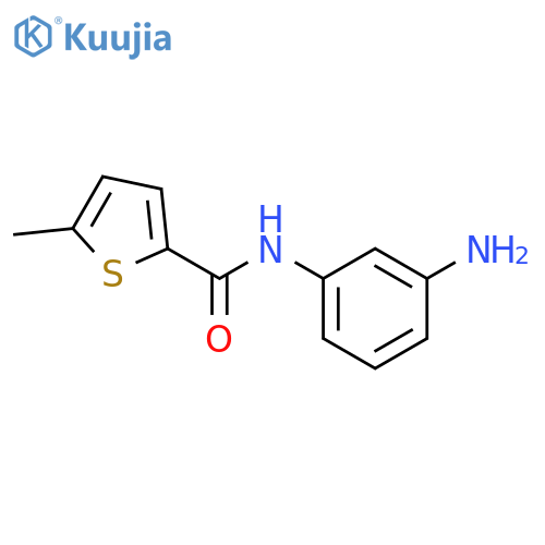 2-Thiophenecarboxamide, N-(3-aminophenyl)-5-methyl- structure