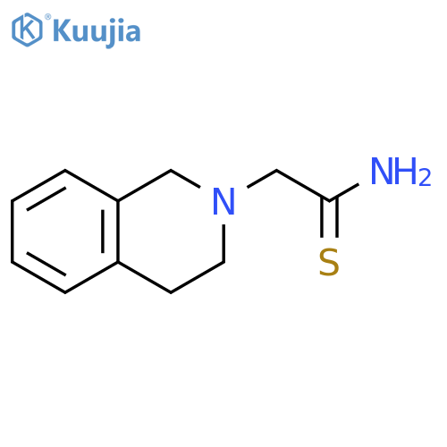 2-(1,2,3,4-tetrahydroisoquinolin-2-yl)ethanethioamide structure