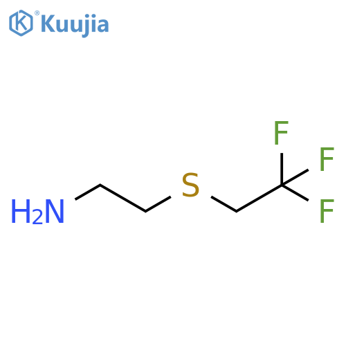 2-(2,2,2-trifluoroethyl)sulfanylethan-1-amine structure