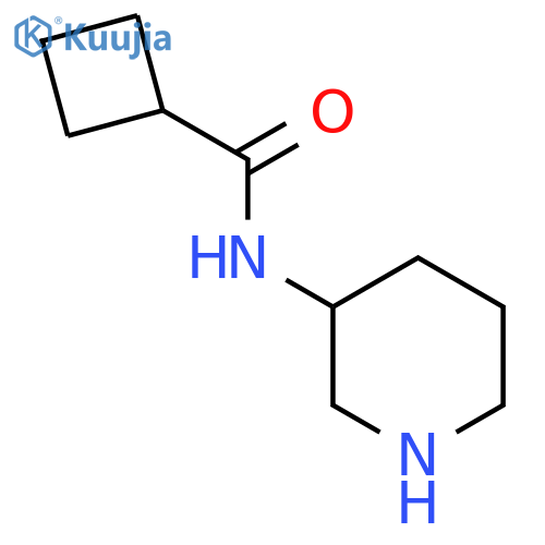 N-(Piperidin-3-YL)cyclobutanecarboxamide structure