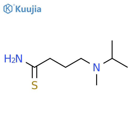 4-methyl(propan-2-yl)aminobutanethioamide structure