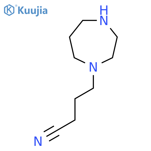 4-(1,4-Diazepan-1-YL)butanenitrile structure