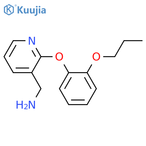 [2-(2-propoxyphenoxy)pyridin-3-yl]methanamine structure