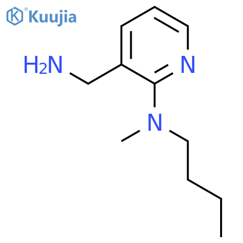 3-(Aminomethyl)-N-butyl-N-methylpyridin-2-amine structure