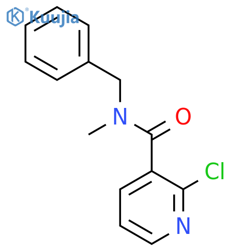 N-Benzyl-2-chloro-N-methylnicotinamide structure