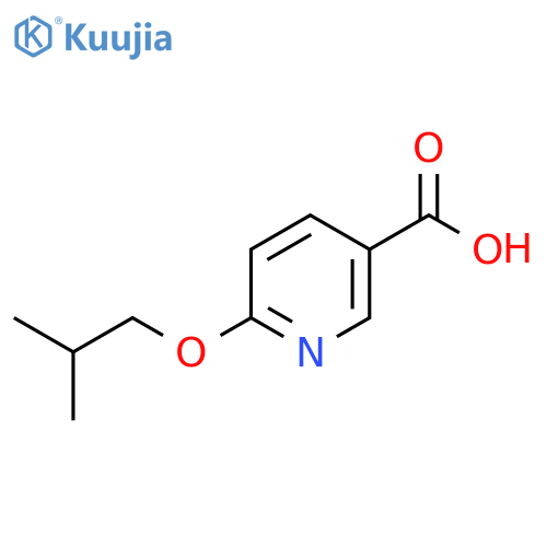 6-(2-Methylpropoxy)pyridine-3-carboxylic acid structure