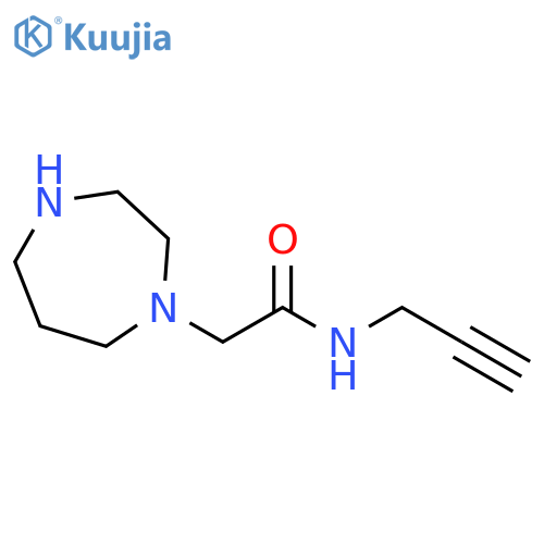 2-(1,4-diazepan-1-yl)-N-(prop-2-yn-1-yl)acetamide structure