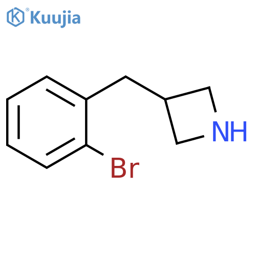 3-(2-bromophenyl)methylazetidine structure