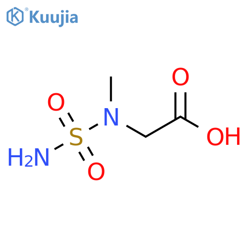 2-[methyl(sulfamoyl)amino]acetic acid structure