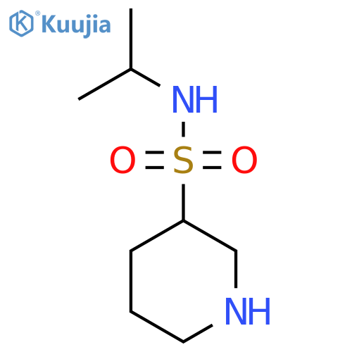 N-(propan-2-yl)piperidine-3-sulfonamide structure