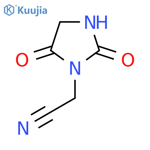 2-(2,5-Dioxoimidazolidin-1-yl)acetonitrile structure