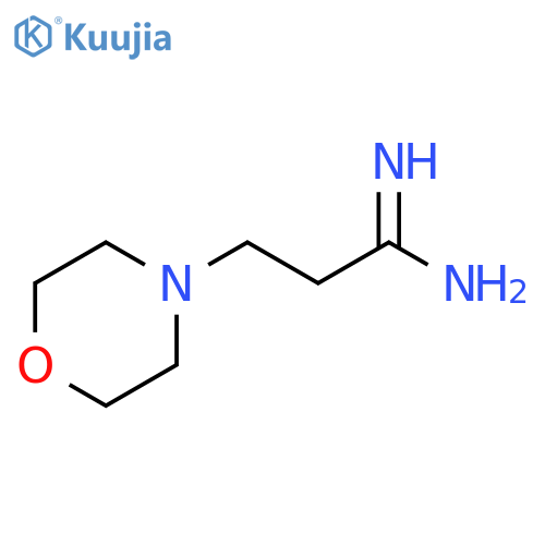 3-(morpholin-4-yl)propanimidamide structure