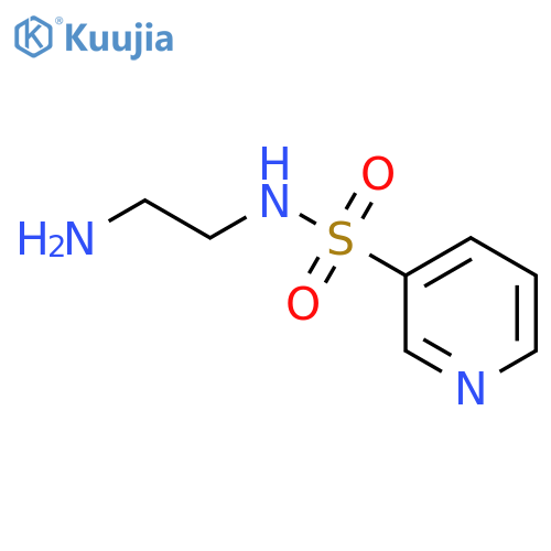 N-(2-aminoethyl)pyridine-3-sulfonamide structure