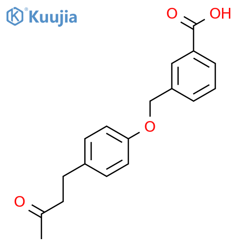 3-4-(3-Oxobutyl)phenoxymethylbenzoic Acid structure