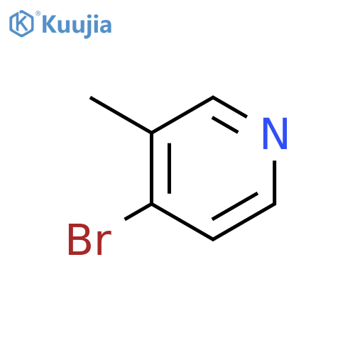 4-Bromo-3-methylpyridine structure