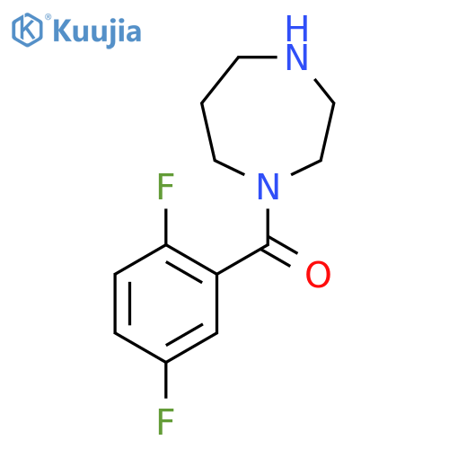 1-(2,5-Difluorobenzoyl)-1,4-diazepane structure