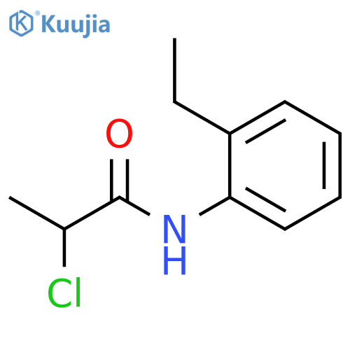 2-chloro-N-(2-ethylphenyl)propanamide structure