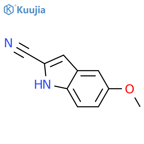 5-methoxy-1H-Indole-2-carbonitrile structure