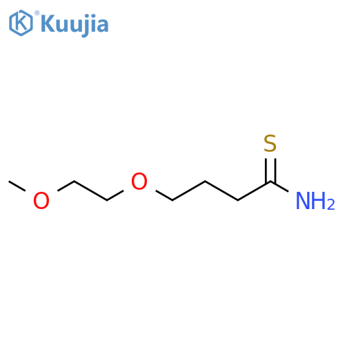 4-(2-methoxyethoxy)butanethioamide structure