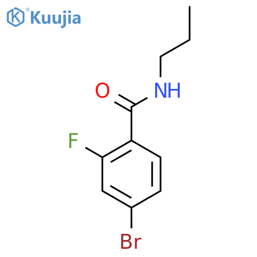 Propyl 4-Bromo-2-fluorobenzamide structure