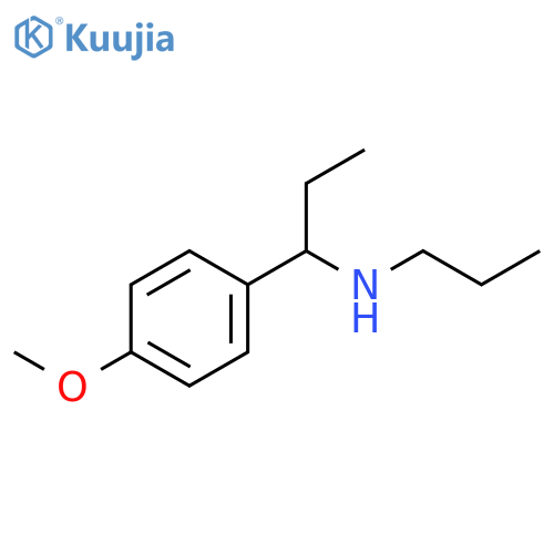 1-(4-methoxyphenyl)propyl(propyl)amine structure
