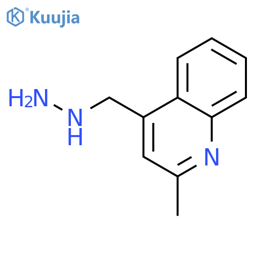 (2-methylquinolin-4-yl)methylhydrazine structure