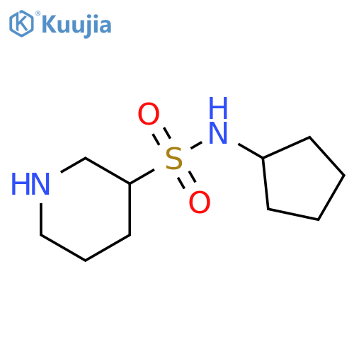 N-cyclopentylpiperidine-3-sulfonamide structure