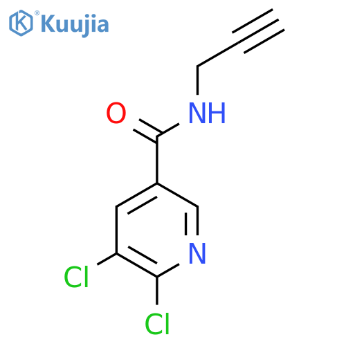 5,6-Dichloro-N-(prop-2-yn-1-yl)nicotinamide structure