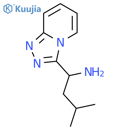 (3-Methyl-1-1,2,4triazolo4,3-apyridin-3-ylbutyl)amine hydrochloride structure