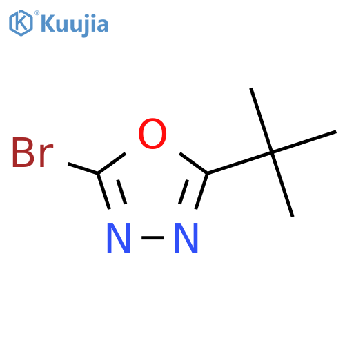 2-Bromo-5-tert-butyl-1,3,4-oxadiazole structure
