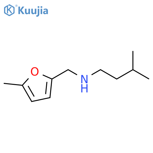 (3-methylbutyl)(5-methylfuran-2-yl)methylamine structure