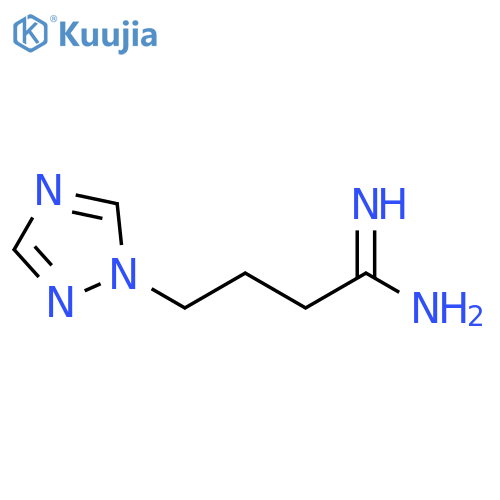 4-(1H-1,2,4-triazol-1-yl)butanimidamide structure