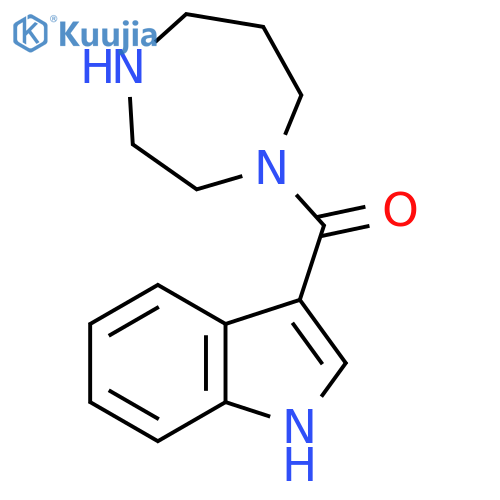 Methanone, (hexahydro-1H-1,4-diazepin-1-yl)-1H-indol-3-yl- structure