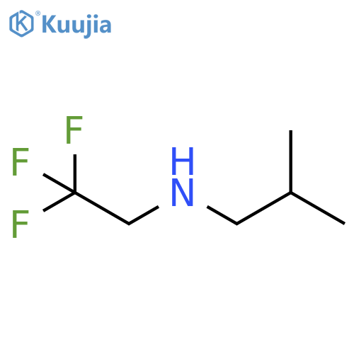 1-Propanamine, 2-methyl-N-(2,2,2-trifluoroethyl)- structure