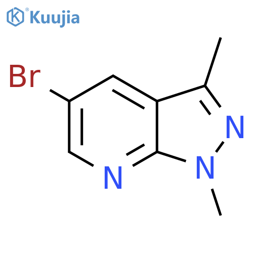 5-Bromo-1,3-dimethyl-1H-pyrazolo[3,4-b]pyridine structure
