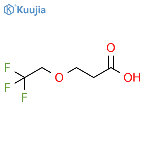 3-(2,2,2-trifluoroethoxy)propanoic acid structure
