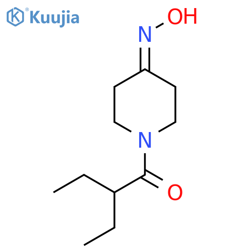 2-Ethyl-1-4-(hydroxyimino)piperidin-1-ylbutan-1-one structure