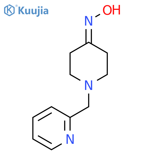 N-1-(Pyridin-2-ylmethyl)piperidin-4-ylidenehydroxylamine structure
