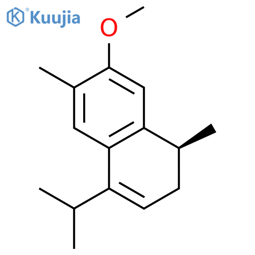 Naphthalene, 1,2-dihydro-7-methoxy-1,6-dimethyl-4-(1-methylethyl)-, (S)- structure
