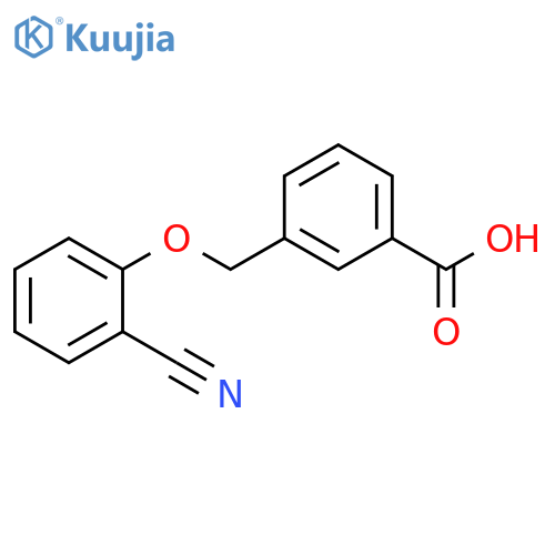 3-(2-cyanophenoxymethyl)benzoic acid structure