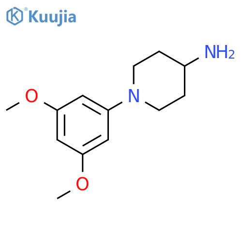 1-(3,5-dimethoxyphenyl)piperidin-4-amine structure