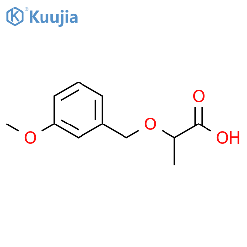 2-(3-Methoxyphenyl)methoxypropanoic Acid structure
