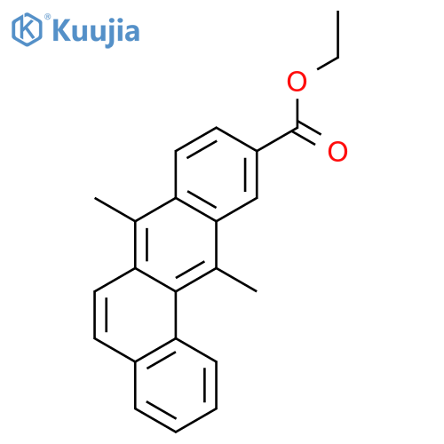 Benz[a]anthracene-10-carboxylic acid, 7,12-dimethyl-, ethyl ester structure