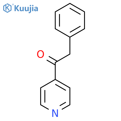 2-Phenyl-1-(pyridin-4-yl)ethan-1-one structure