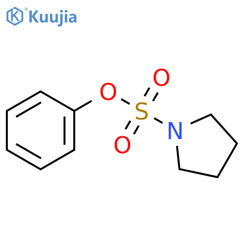 Phenyl Pyrrolidine-1-sulfonate structure