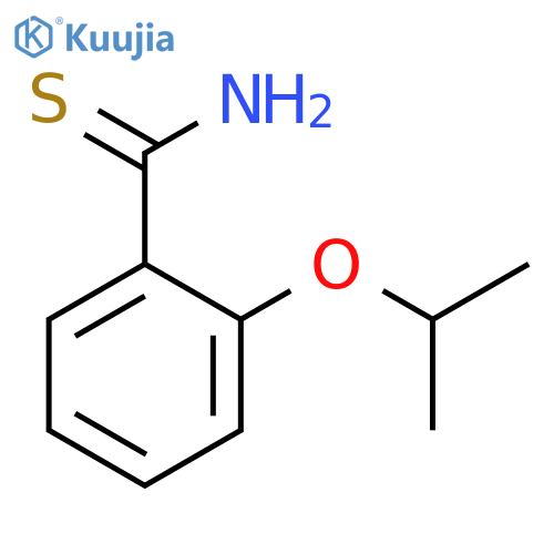 2-(propan-2-yloxy)benzene-1-carbothioamide structure