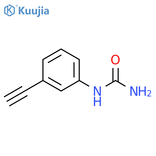 (3-ethynylphenyl)urea structure