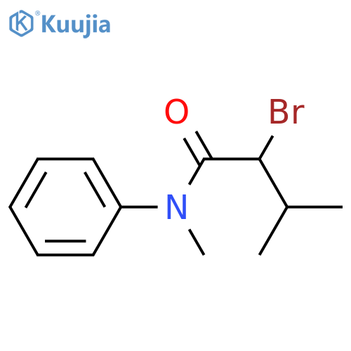 2-bromo-N,3-dimethyl-N-phenylbutanamide structure